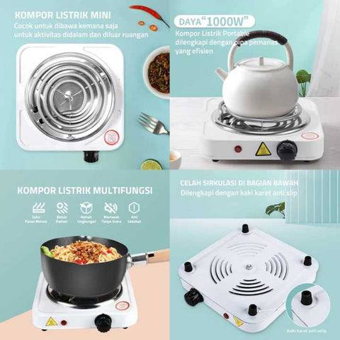 Electric Stove for cooking, Hot Plate Traveling Single Stove Coil